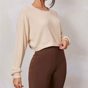 SHEIN cropped sweatshirt